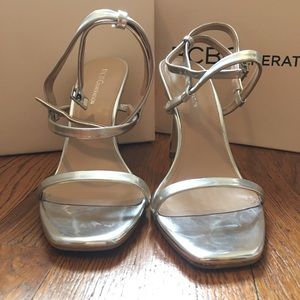 BCBGeneration Ivanna Metallic Sandal / Silver
